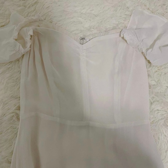 🌟HOT🌟Reformation Butterfly Dress Ivory - Picture 7 of 9